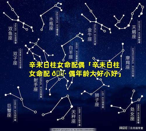 辛未日柱女命配偶「辛未日柱女命配 🕷 偶年龄大好小好」